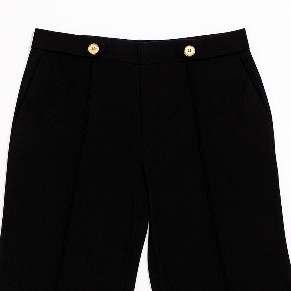 🖤 MICHAEL Michael Kors Black High-Waisted Dress Pants — Size L
